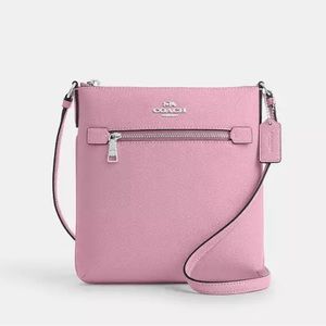 Coach Mini Rowan File Bag Pink Crossbody Bag NWOT